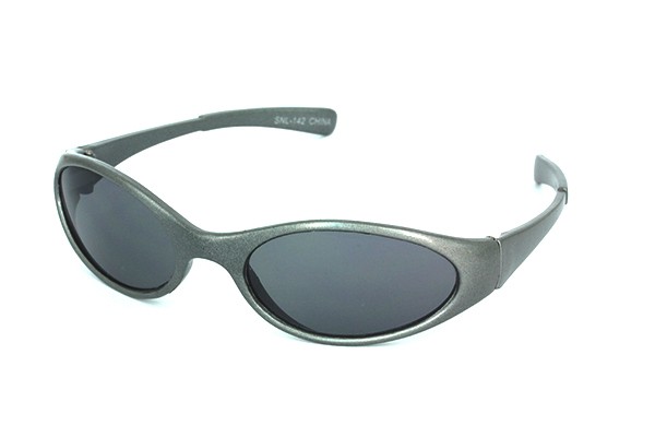 Børnesolbrille. Ski racer solbrille i grå (1-2 år)