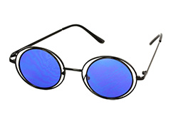 Rund eksklusiv solbrille i lennon design