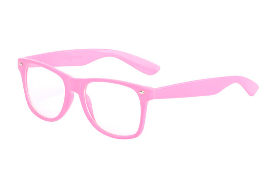 Pink/lyserød wayfarer brille - Design nr. 834