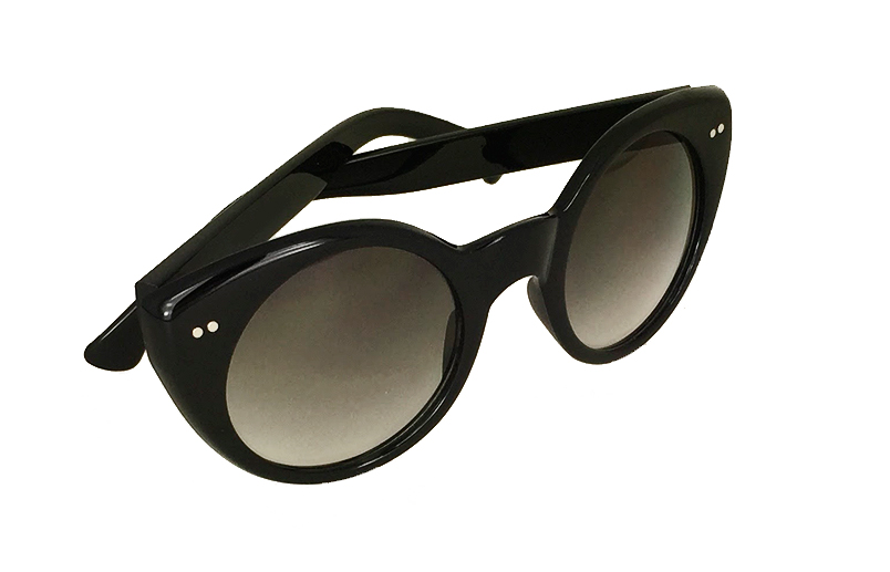 Black sort cat eye solbrille - accessories.dk - billede 2