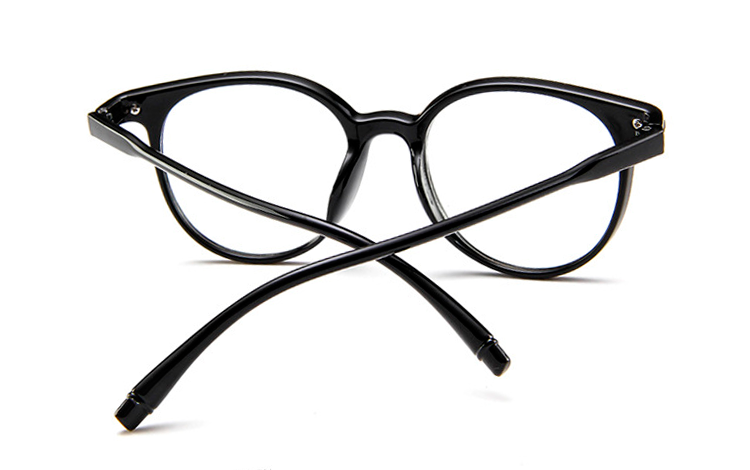 Sort brille med klart glas - accessories.dk - billede 3