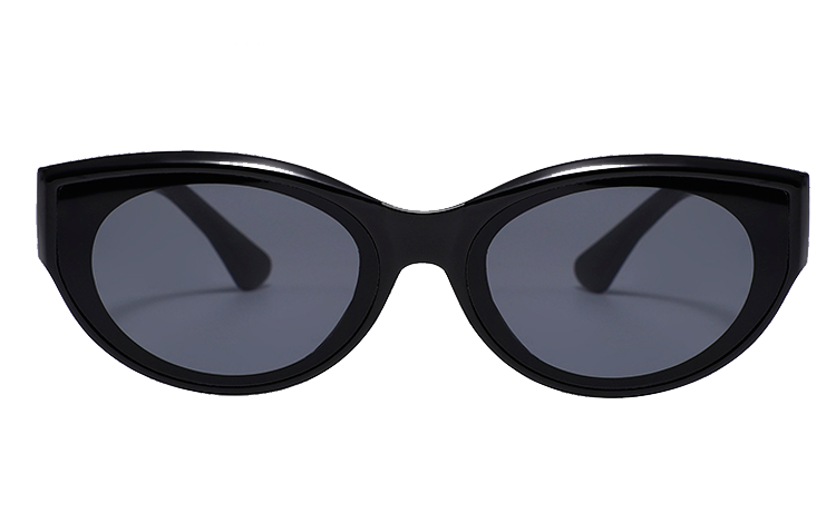 RÃ¥ men feminin cat-eye solbrille i kraftigt design - accessories.dk - billede 2