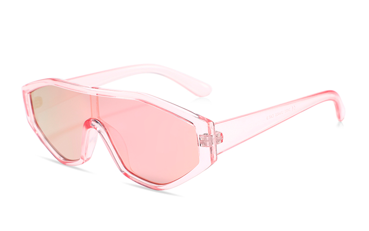 RÃ¥ kantet solbrille i kraftigt design