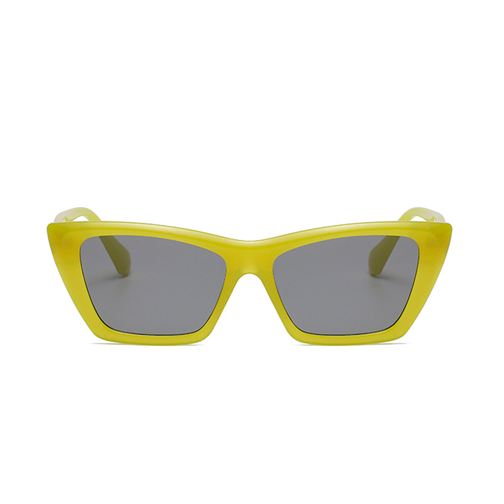 Cateye solbrille i smokey lime-grøn - accessories.dk - billede 2