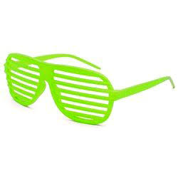 Lysgrøn / neongrøn shutter shades