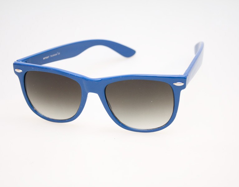 Blå wayfarer agtig solbrille