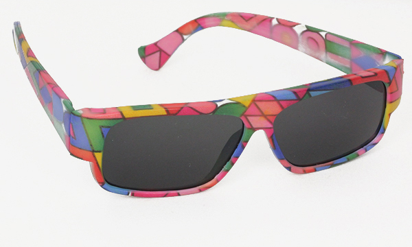 Farverig bÃ¸rnesolbrille (1-3 Ã¥r)