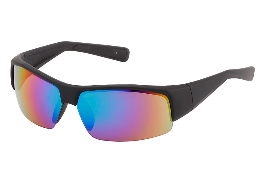Mat maskulin solbrille i stort hurtigbrille / sports design