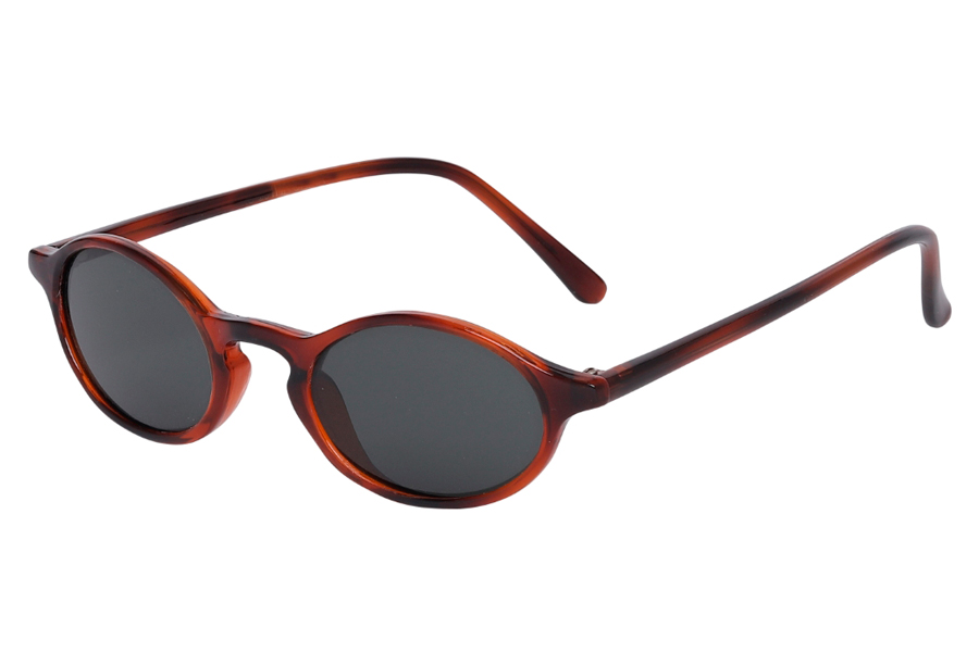 LILLE oval solbrille i moderigtigt let design