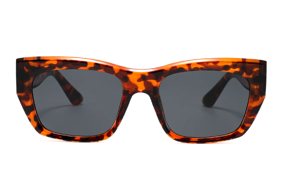 Kraftig robust solbrille i smukt spættet stel - accessories.dk - billede 2
