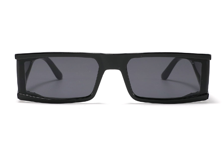 Sort solbrille med sideglas - accessories.dk - billede 2