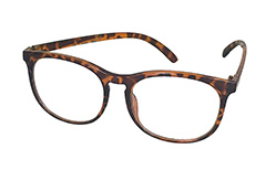 Skildpaddebrun rund brille - Design nr. 3018