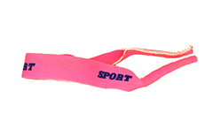 Pink sportsbrille-elastik