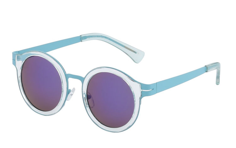 Pastelfarvet solbrille i lysblå - Design nr. 3433