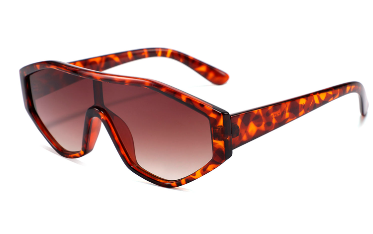 Rå kantet solbrille i kraftigt design - Design nr. 4471
