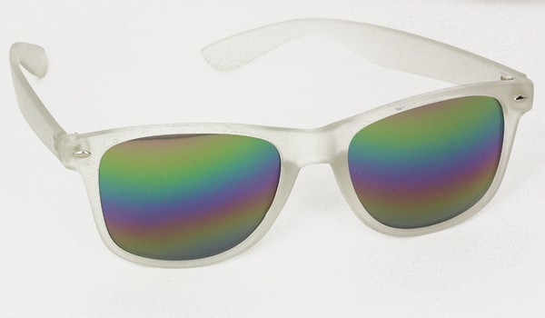 Wayfarer solbrille i mat  - Design nr. 3040