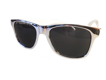 Sølv wayfarer solbrille - Design nr. 498