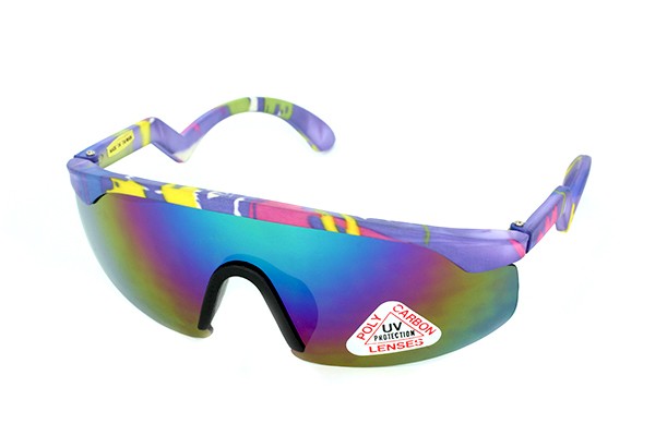 Racer / ski solbrille (12-15 år) multifarvet - Design nr. 658