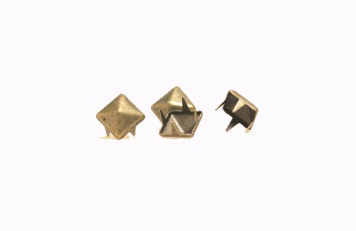 Nitter i oxyderet guld / bronze ( 4 stk. ) - Design nr. 794