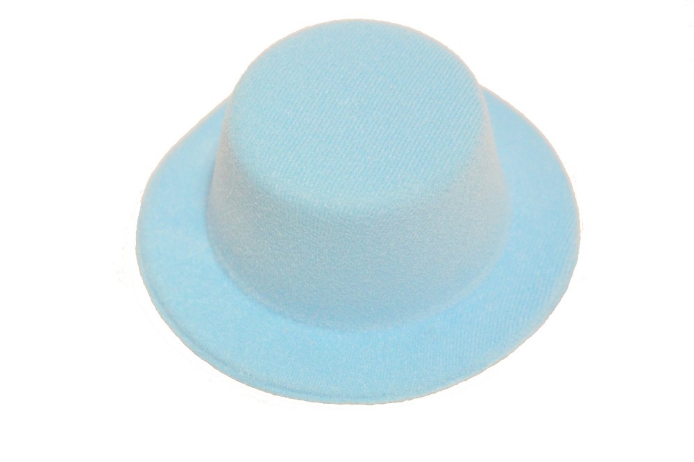 Miniature hat i enkelt design - Turkis - Design nr. 806