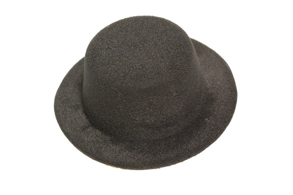 Miniature hat i enkelt design - Sort - Design nr. 809