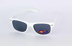 BØRNE solbrille i hvid - Design nr. 1085