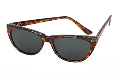 Cateye solbrille i skildpaddebrun. 50´er-60´er look. - Design nr. 1169