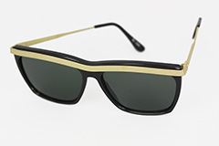 Sort solbrile med guld øverst - Design nr. 1170