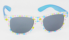 Wayfarer solbrille til børn med prikker - Design nr. 3097
