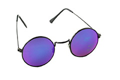 Sort Lennon solbrille med multiglas - Design nr. 311