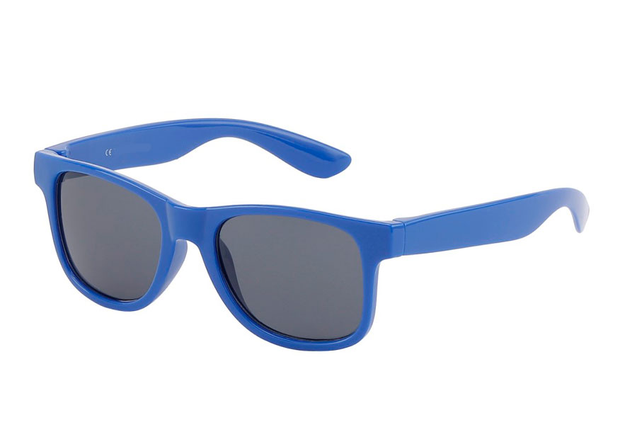 BØRNE solbrille i blåt enkelt design - Design nr. 3822