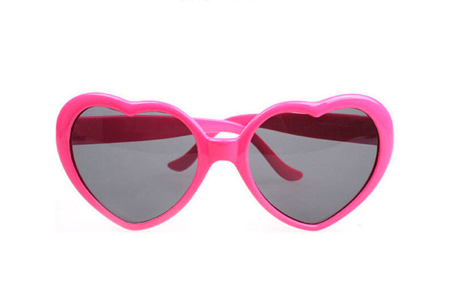 Pink hjerte solbrille - Design nr. s4063