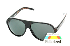 Polaroid solbrille i skildpadde brun enkelt avaitor design. - Design nr. 625