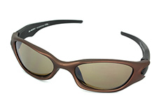 Sports solbrille i bronze farve med mærket  - Design nr. 642